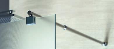 Zuhanykabinok WALK-IN WI080 Zuhanyfal merevítővel 38.990,- Univerzális ajtó, bal vagy jobb nyitással is egyaránt felszerelhető.