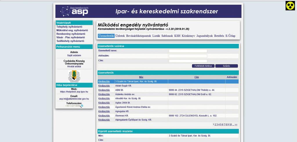 32 Önkormányzati ASP Táblázatos és fix riportok előállítása.