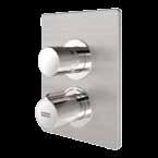24 Termékáttekintő F5 Zuhany csaptelepek F5SM2001 F5SM2004 F5ST2001 F5S-Mix Önelzáró fali keverőszelep - A kimeneti könyöktől vagy a falon kívüli zuhanycsőtől való szereléshez - FRAMIC önelzáró
