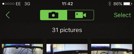 Wi-Fi használata fényképkészítéshez Vissza a kezdőképernyőre Fehéregyensúly módosítása Kamera élő képe Fényképfelvétel Apple App fénykép képernyő (3.