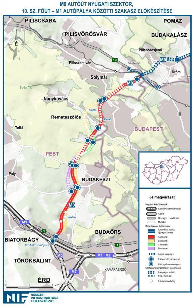 M0 autóút nyugati szektor, 10 sz.