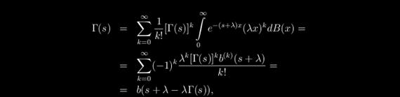 alakba í rható. Ezt a képletet az orosz nyelvű irodalomban Pollaczek-Hincsin formulaként, az angol nyelvűben Pollaczek-Hincsin transzformált egyenletként emlí tik. 3.