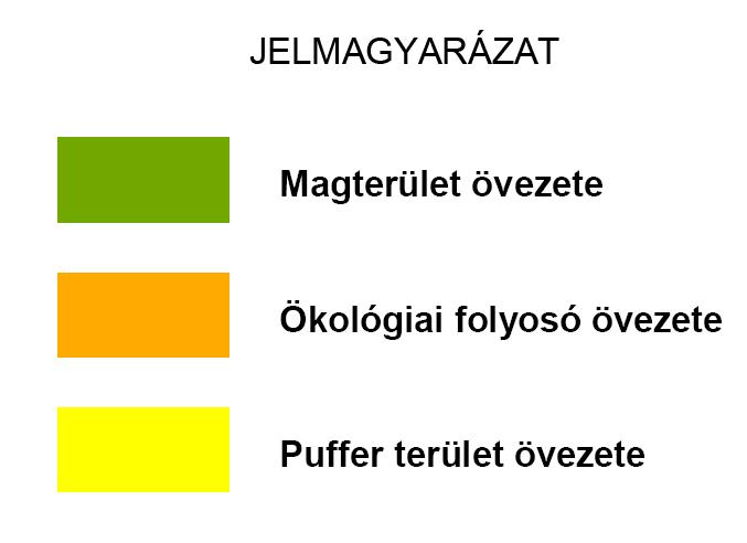 Öológiai folyosó övezee OTrT.