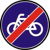 13. (1) e) Kerékpárút helyett Kötelezően használandó kerékpárút (26.