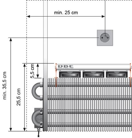 50 cm magas burkolat esetén (További