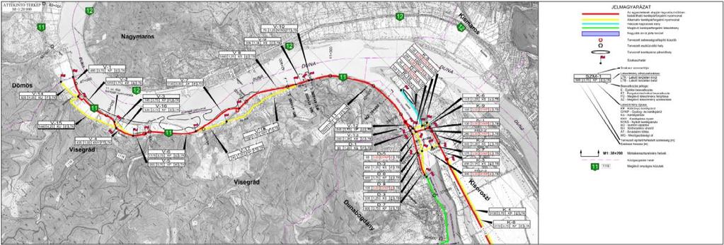 Tárgyi projekt célja döntés-előkészítő tanulmányterv, megvalósíthatósági tanulmány, környezeti vizsgálatok, majd cselekvési terv elkészítése az EuroVelo 6 (Dömös)/Visegrád és Szentendre közötti