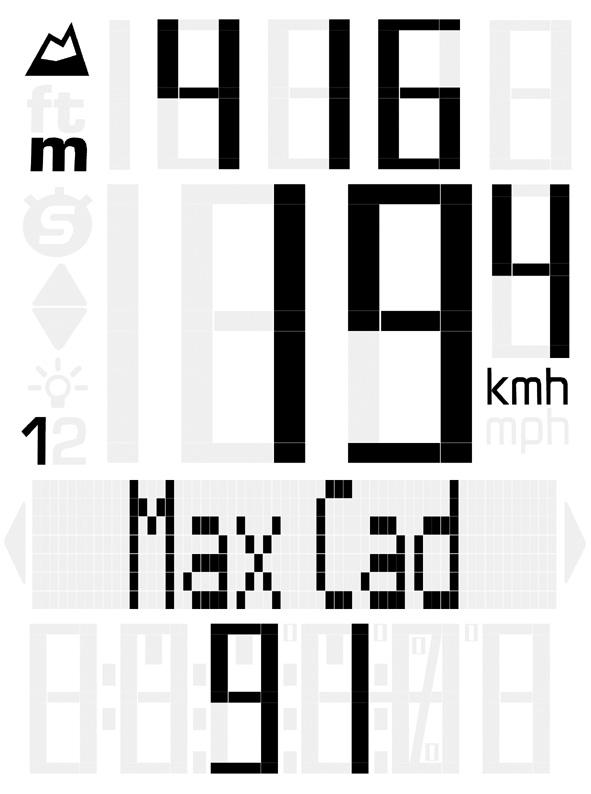 Napi túra alatti maximális lejtés (Max gradient downhill) A napi túra legmeredekebb lejtőjének dőlésszöge százalékban.