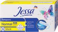 A Jessa megbízható tampon - jai, egészségügyi betétei, tisz - tasági betétei, illetve az intim
