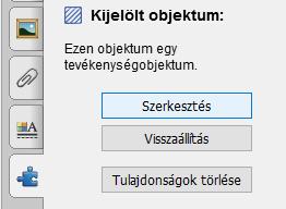 jelre és ott a A kijelölt halmaz sávosan kiszíneződik (ezzel jelzi a