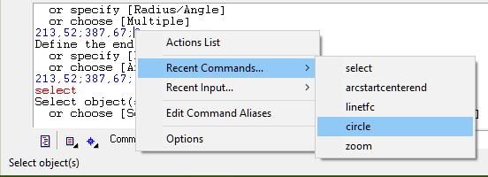 A RAJZ ELEMEI 17 A parancsok bevitelére tulajdonképpen elegendő lenne a Command mező képernyőn tartása.