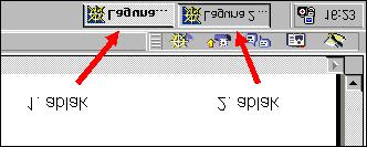 ablak (lásd az alábbi ábrát). A képernyalsó részén, a tálcán most két Netscape ablak van.