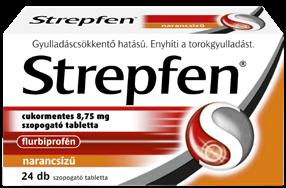 TOROKFÁJÁS MEGFÁZÁS Strepsils Vitamin C 100 mg 1750FT szopogató tabletta 24 db (56,25 Ft/db) 3099FT Antibakteriális, gomba- és vírusellenes hatású.