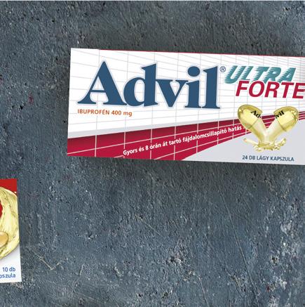 Advil Ultra Forte 2299FT 24 db lágy kapszula (95,79 Ft/db) Hatékony