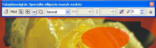 Kiválasztás készítése 15 A Kivonó mód kiválasztása maszkoláshoz eszközzel a korábbi maszk területe növelhető, ezzel újabb részeket vonunk ki a műveletvégzés hatálya alól (lásd az 1-5.