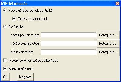 Nyissunk meg egy grafikus ablakot a fő ablak Ablakok/Új grafikus ablak menüpontjával. A mérésekből (sárga vonalak) látható, hogy egy álláspontról történt a részletpontok meghatározása (5- s pont).