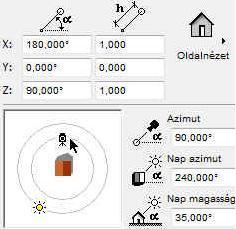 alaprajzban fekvő elem hátulnézete megegyezik a végleges e- lem felülnézetével).