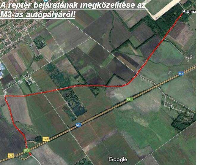 Megközelítés: M3 autópálya 128. Mezőkövesd / Borsodivánka kijáratánál Mezőkövesd irányába, utána az első körforgalomnál az 1.