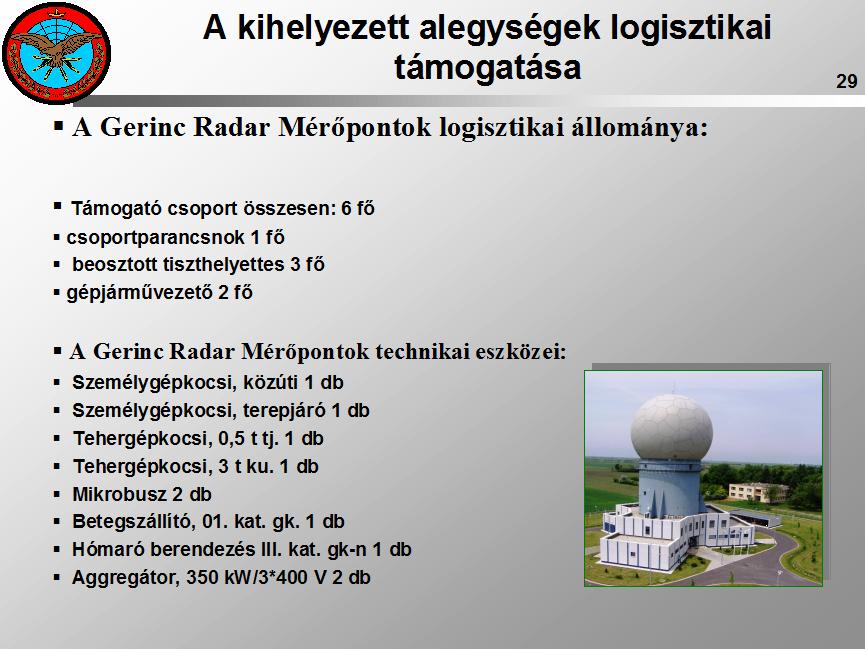 Az ábráról látható, hogy a logisztikai támogatás alap és általános feladatait itt már nem a hagyományos módon célszerű megoldani.