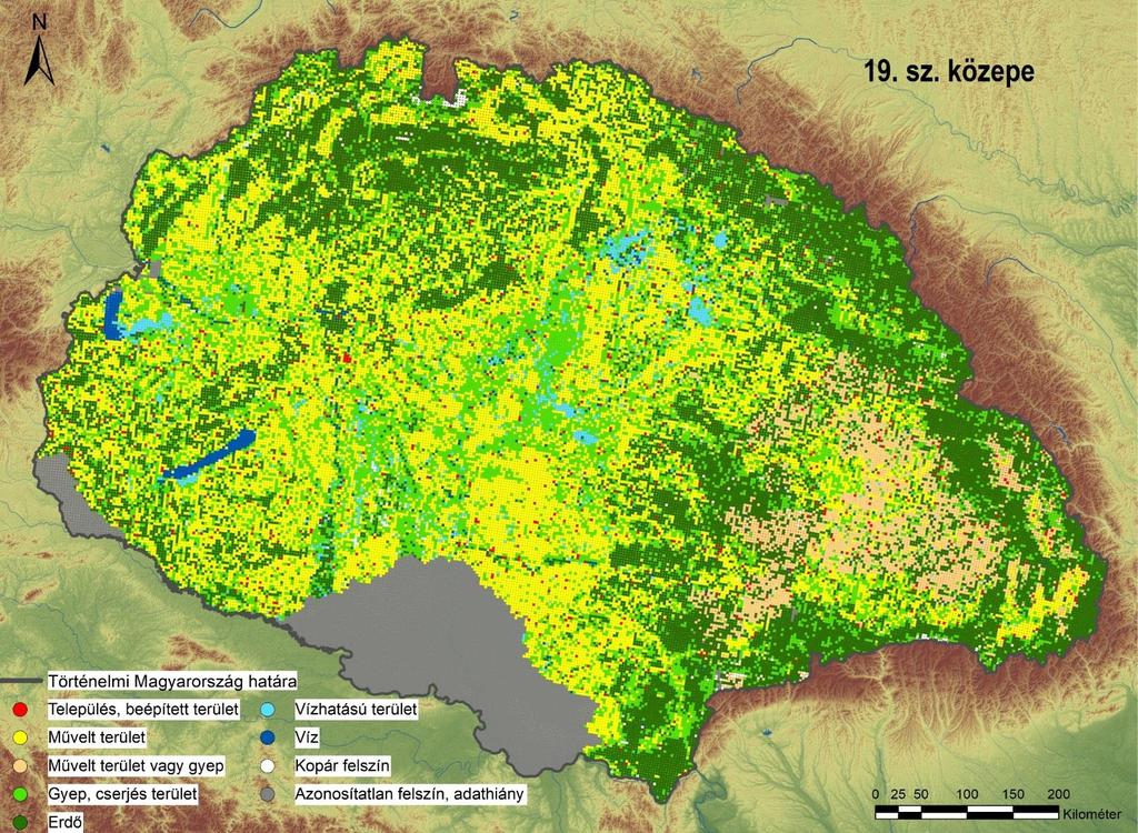 Felszínborítás változás nagytáj léptékben NASA