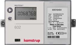 MULTICAL 602 Hozza működésbe a kommunikációt A MULTICAL 602 továbbfejlesztett számlálója az ULTRAFLOW 54 átfolyásmérő szenzorral és két hőmérő szenzorral energia és átfolyás, valamint energia és