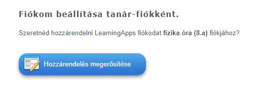 A fülekre kattintással tud váltani a különböző osztályok - tanárok között.