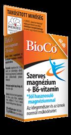 BioCo ImmunTrió, 60 tabletta A termék három értékes növényi kivonat kombinációját tartalmazza (csipkebogyó-, Echinacea-, Panax ginseng gyökér