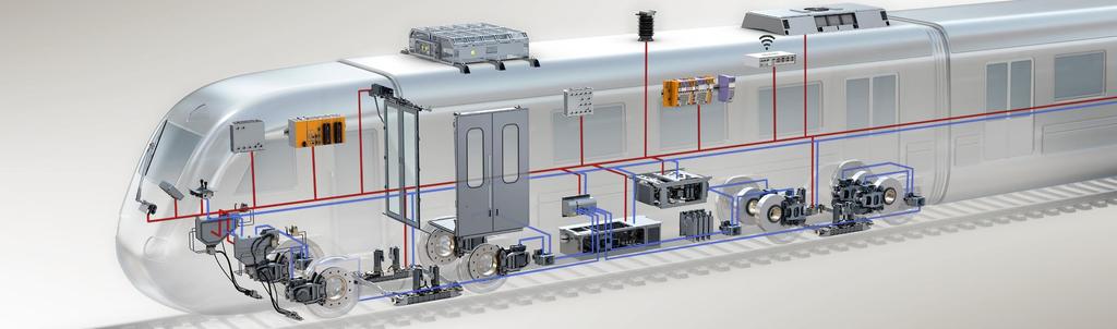 Knorr-Bremse SfS GmbH ma a vasúti járművek alrendszereinek széles választékát tudja ajánlani a vasúti járművek gyártóinak, nem csak a fék rendszereket Szélvédő mosó- és törlő berendezés Feljáró,