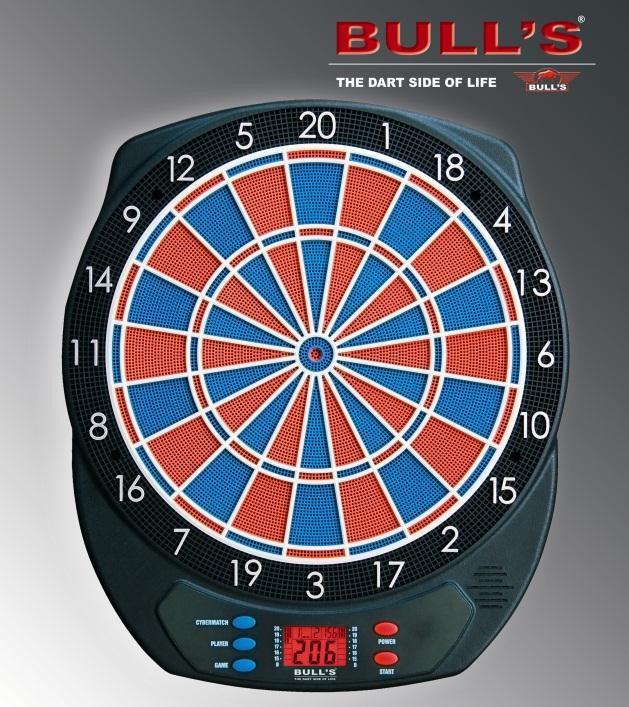 BULL S SCORPY Tartalomjegyzék Elektronikus darts tábla Használati- és játék útmutató 1. Csomag tartalma 1. oldal 2. Szerelési útmutató 2. oldal 3. A darts tábla funkciói 3. oldal 4.