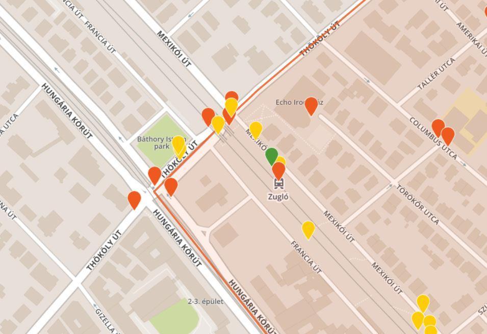 Problémás helyszínek Zugló vasútállomás Közbringa állomás hiánya Kerékpáros, gyalogos átjutás problémái