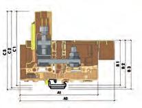 W CSAVAROS NAGYÁRAMÚ SOROZATKAPOCS ÉS VÉGLAP, IK1 SOROZAT IK160000 35-185 mm 2 kábel/sín, bézs 170x42x133 GPM.150/BC 9004840178654 IK160000 35-120 mm 2 kábel/kábel, bézs 32x101x96 CDA.