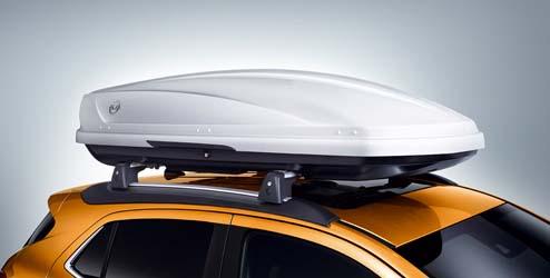 Könnyen fel- és leszerelhető Zárható 2 rúdból álló szett Opel logóval Tetősínnel rendelkező gépjárművekhez 39050208 00 00 000 Power-Click gyorsrögzítő