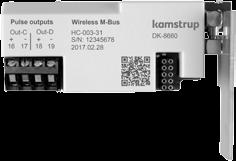 rendszernek, amely a 868 MHz-es szabad frekvenciasávon működik. A rádió modul belső antennával, valamint külső antenna csatlakozóval rendelkezik.