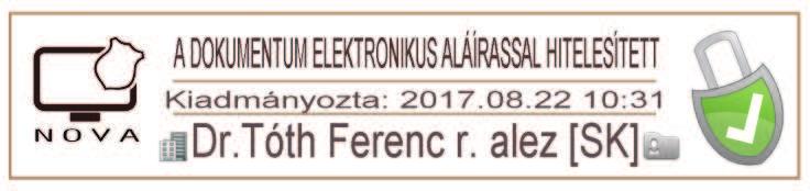 Szabad fájl formátumú (Open File Format) dokumentumok (XML-DSig típusú), PDF formátumú dokumentumok (PAdES típusú), XML formátumú dokumentumok (XAdES típusú) elektronikus bélyegzővel és időbélyeggel