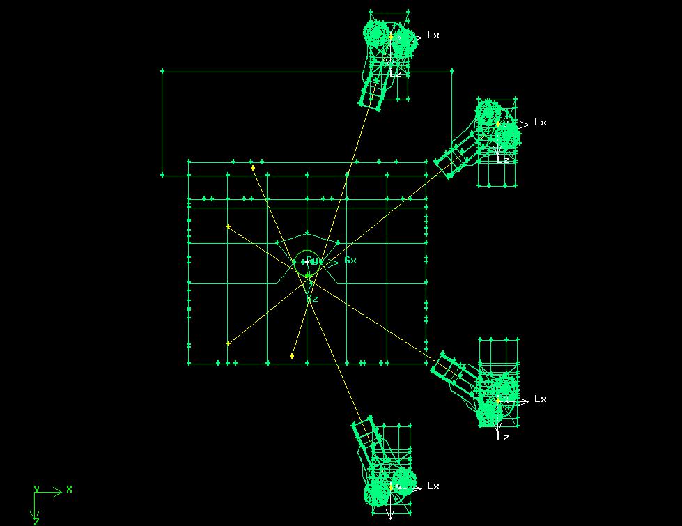 Saját vizsgálatok bemutatása Geometriai modellek: Az ábra mutatja a kazán