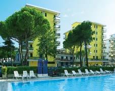 RESIDENCE COSTA DEL SOL**** Fekvése: a színvonalas apartmanház LIdo di Jesolo keleti részén (Piazza Torino), a strandtól 50 m-re található. Elhelyezés: A/4 stúdióban (max.