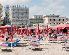 A környékbeli szórakozási lehetőségek miatt különösen családoknak ajánlott, míg a szomszédos Riccione zajos éjszakai szórakozóhelyei miatt elsősorban a fiatalok körében népszerű.