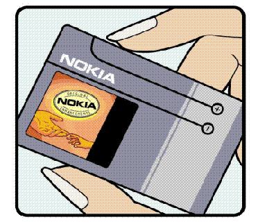 Nokia akkumulátorok hitelesítési útmutatója Biztonságunk érdekében csak a Nokia által jóváhagyott akkumulátorokat használjunk.