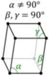 Hexagonális P (pcc) I (bcc) F