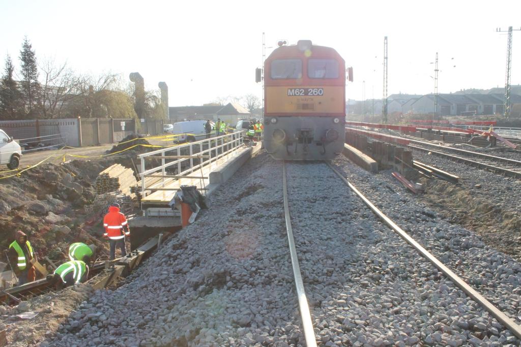 Folyamatban lévő beruházások Sopron személypályaudvar Sopron rendező vv.