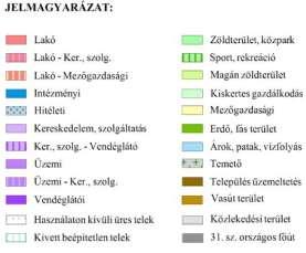 Területfelhasználás és épületállomány vizsgálata Tervezéssel érintett terület Az érintett terület Mende központján át haladó Fő út mentén húzódva, attól délre fekszik.