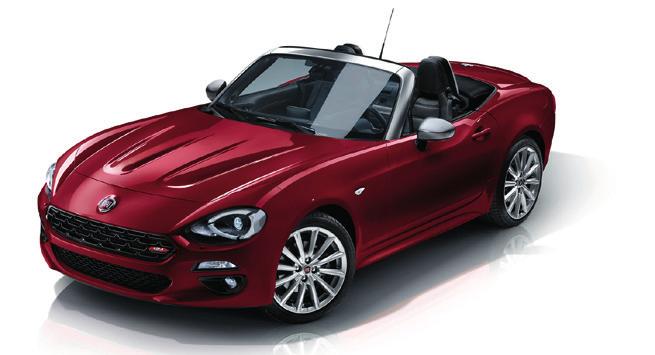 FIAT 124 Spider árlista Fiat 124 Spider 1.4 MultiAir T 1.4 MultiAir T Lusso 1.4 MultiAir T Lusso Aut.