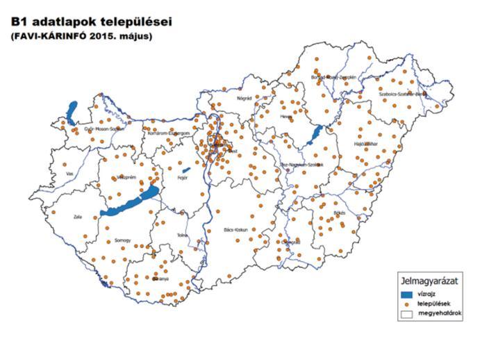 Szennyezett területek számbavétele FAVI Kárinfó 186 db Szennyezettség ismert, kockázata, mértéke nem 1160 db Szennyezettség