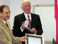 Kolonits Ferenc a Botka Imre-díjjal 2008 Botka