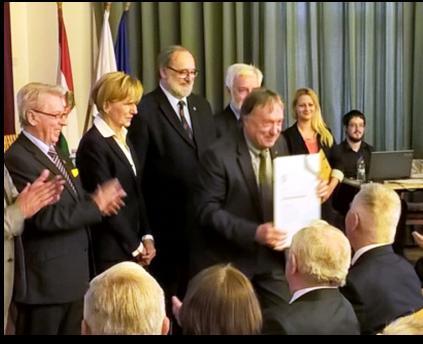 2012 Dr. M. Csizmadia Béla A Magyar Mérnöki Kamara Gépészeti Tagozata elnökeként a kamara elismertetése és eredményes működése érdekében kifejtett kiemelkedő tevékenységéért.