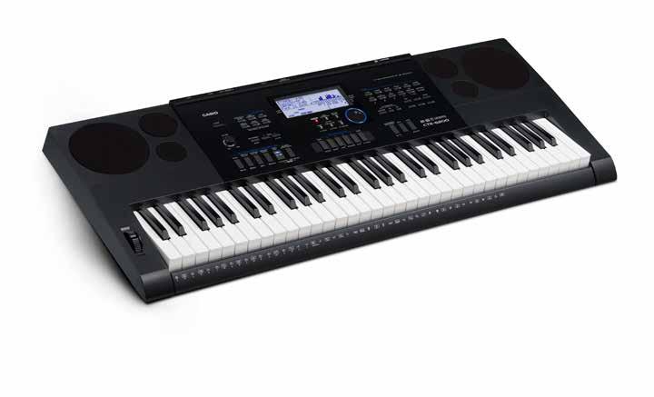 Szintetizátorok_High-Grade CTK-6200 61 zongora stílusú billentyű 700 hangszín 100 DSP effekt 210 ritmus LCD