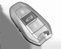 32 Kulcsok, ajtók és ablakok Működtetés az elektronikus kulccsal Nyomja meg a P gombot hosszabban a csomagtérajtó nyitásához vagy zárásához.