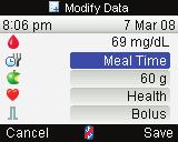 4. Részletek megtekintése 10:02 2 Feb 08 Vc-érték 3.8 mmol/l Étk. idő CH 60 g Eü.