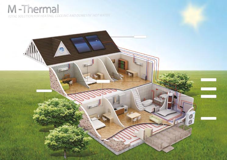 26 M-Thermal levegô - víz hôszivattyú R410A