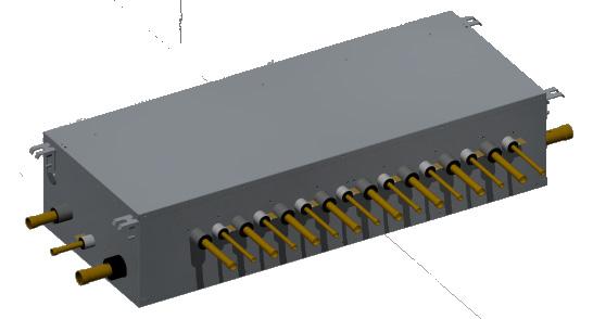 1-es elosztó doboz NCHS1B 4- es elosztó doboz NCHS1B 8-as elosztó doboz NCHS1B NCHS1B NCHS4B NCHS8B Max. közvetlenül csatlakoztatható beltéri egys. vagy Y-idom db 1 4 8 Max.