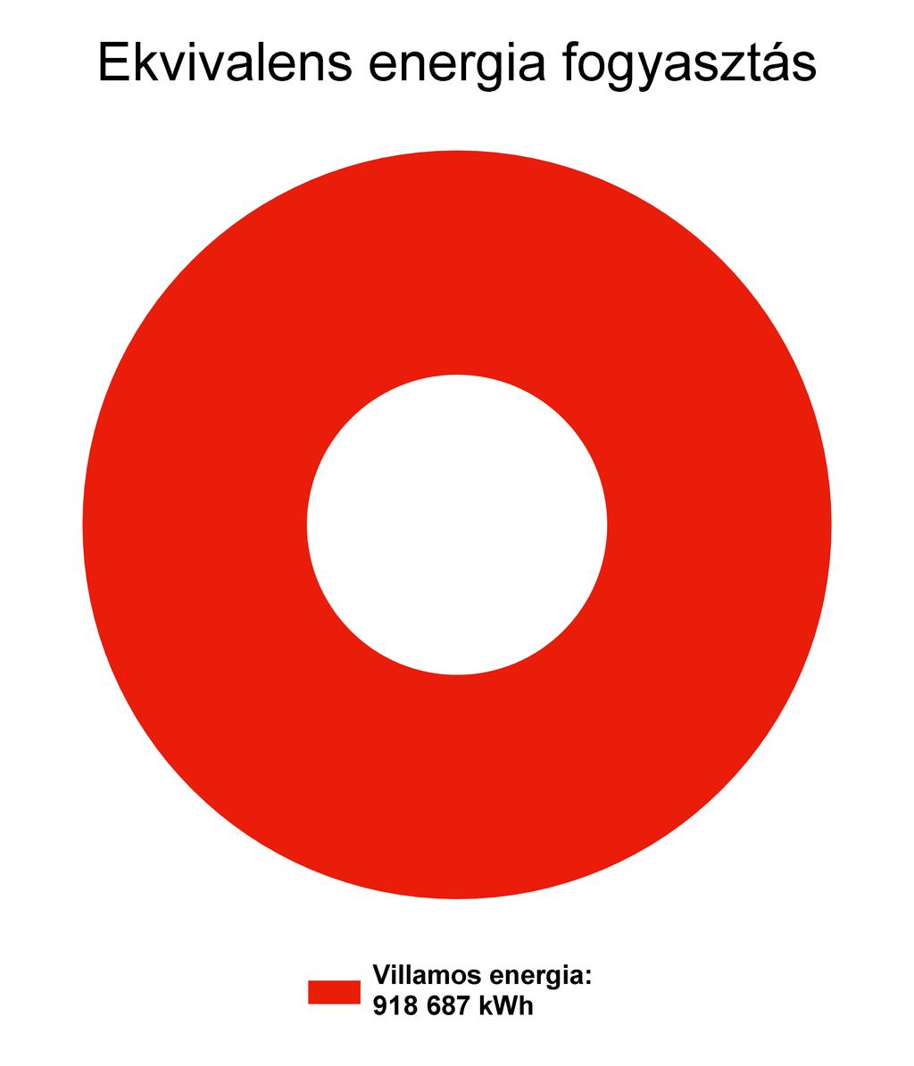 1.3 Megoszlások a bázis évben energianemenként A bázisév az az év, mely a viszonyítási alapot jelöli. Az energiahatékonysági intézkedések eredménye ehhez az évhez viszonyítva kerül kiértékelésre.